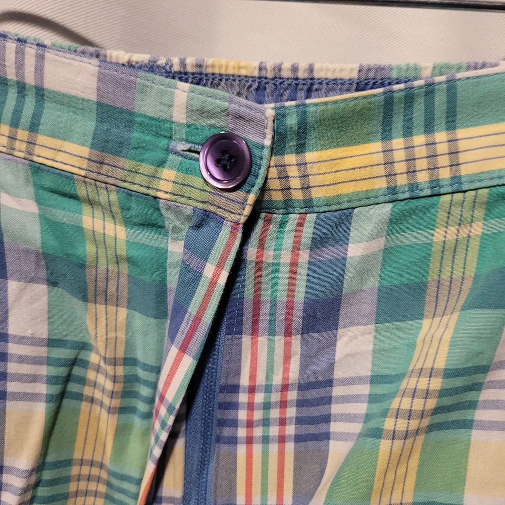 Vintage Plaid Pendleton Knockabouts 2 Piece Shirt and Short Set Size 16 - Picture 3 of 14
